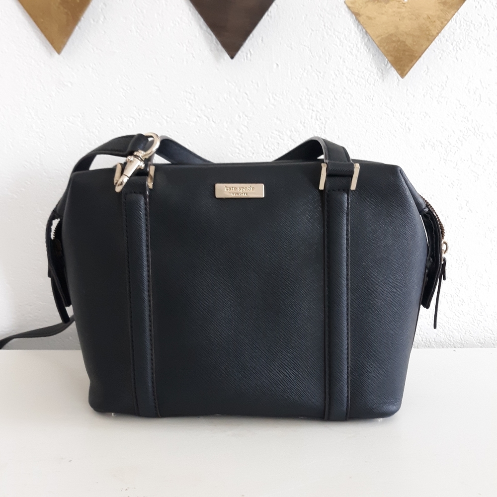 Kate Spade Black Leather Satchel